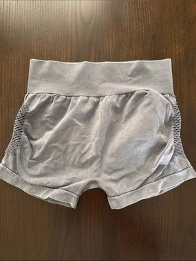 Athletic High-Waist Gray Women's Shorts